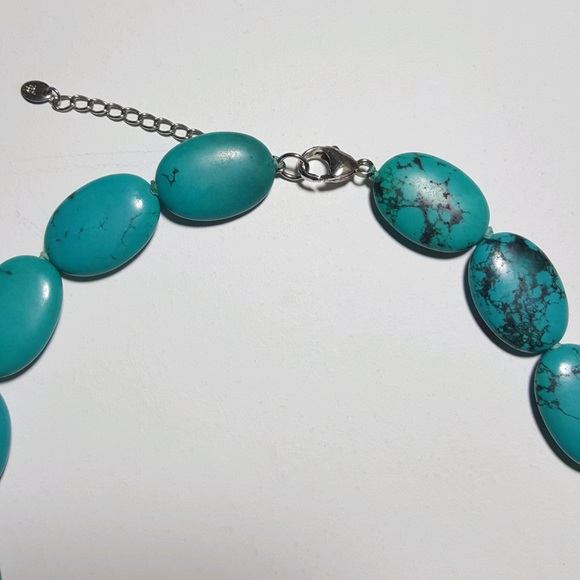 Vintage Lucas Lameth Turquoise Necklace - Picture 2 of 4